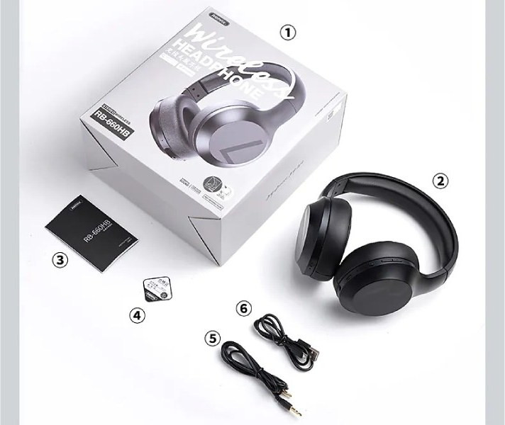 هدست بی سیم ریمکس مدل RB-660HB