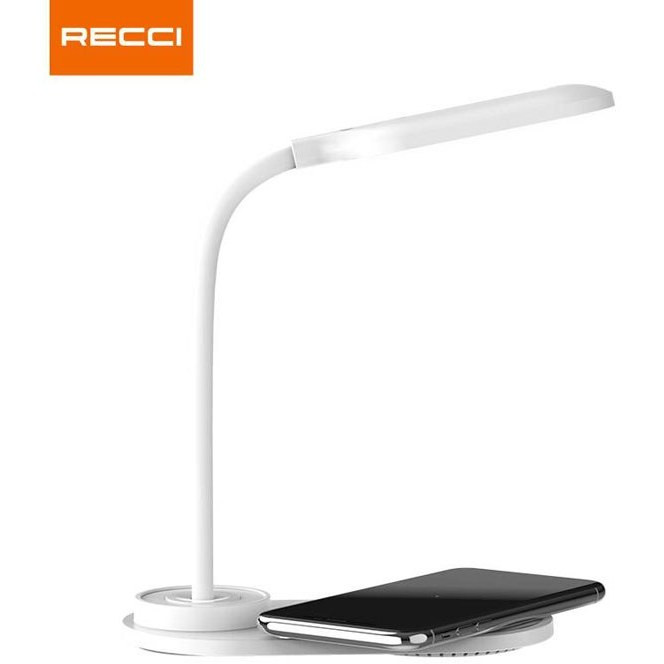 چراغ و شارژر وایرلس رومیزی رسی RECCI Desktop Wireless Charging Lamp RLS-L08