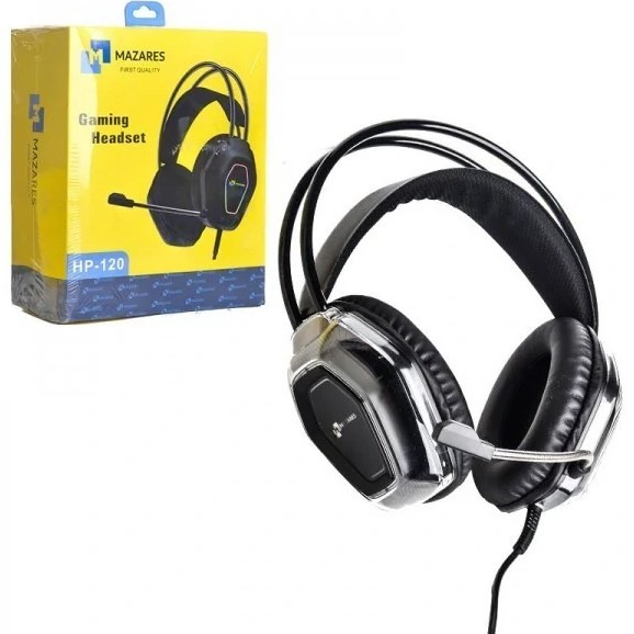 هدست گیمینگ سیم دار مازارس (MAZARES) مدل HP-120