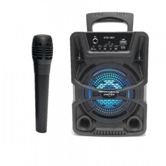 اسپیکر بلوتوثی قابل حمل GTS-1637 با میکروفون